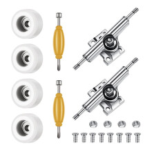8 Stuks Vingerbordlagers, Standaard Vingerbordgereedschap, CNC-Gedraaide Lagers, Schroevendraaier en 2 Stuks Moersleutels