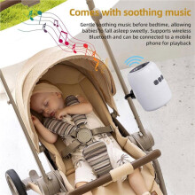 Portable Baby Stroller Rocker Automatic Infant Swing Sleep Soother with White Noise Baby Shaker Sleep Aid Device