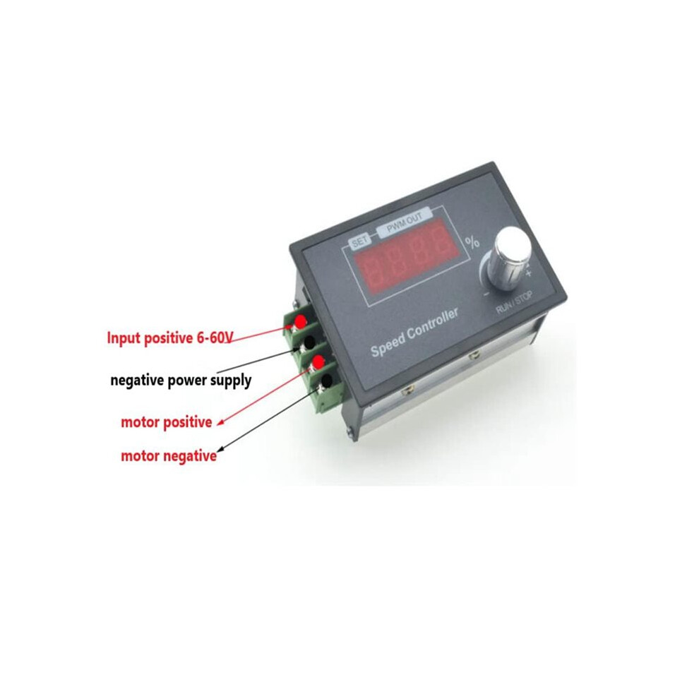 4X Pwm Motor Speed Controller,Dc6-60V 30A Motor Speed Controller 12V 24V 36V 48V,Stepless Regulator Motor Rotary Knob 6031535512724