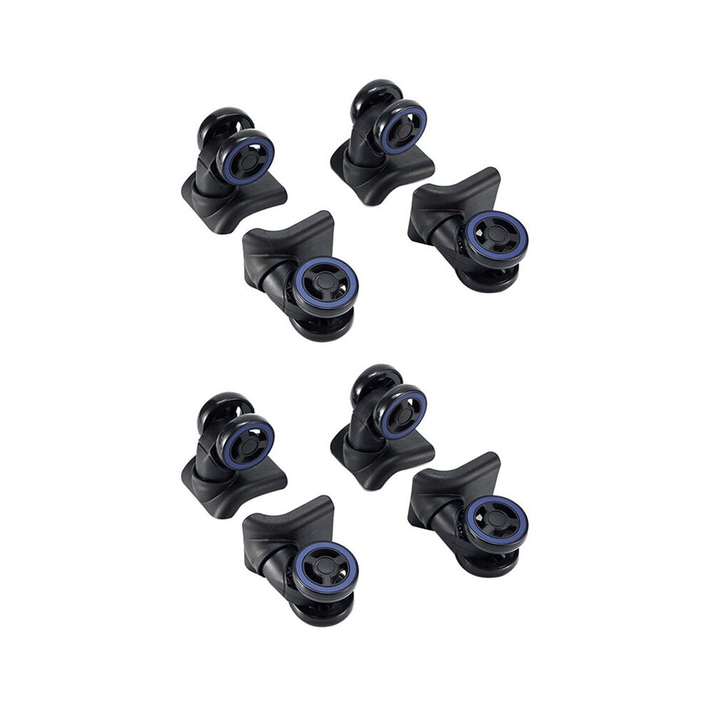 8Pcs Luggage Wheels Suitcase Double Row Roller Hardware Repairing Kit Heavy Duty Wheels 360 Spinner Casters 6034275815131