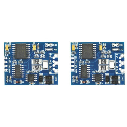 2X 3.3V 5V TTL UART to RS485 Isolated Interface Converter Module Single-Chip Serial Port UART Industrial