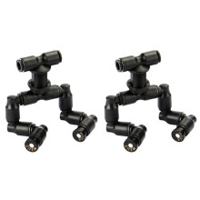 MIUS 2X Reptiles Fogger Mist Sprinkler Rainforest Tank 360 Adjustable Aquarium Aquatic Pet Cooling System