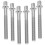 6pcs Bass Drum Tension Rods Set, Durable Square Head Hardware for Stable Drumhead Tuning 1