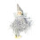 Décoration de sapin de Noël - Poupée ange 19 cm 4