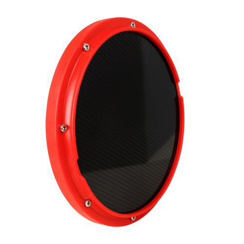 Drum Practice Pad for Beginners, Durable Red Snare Training Pad for Skill Enhancement 2
