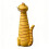 Unique Whimsical Cats Shape Vases For Home Decors- yellow cat 1