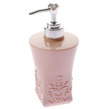 Pink Bathroom Soap Dispenser European Style Lotion Bottle HotelClass Design for Countertop Use