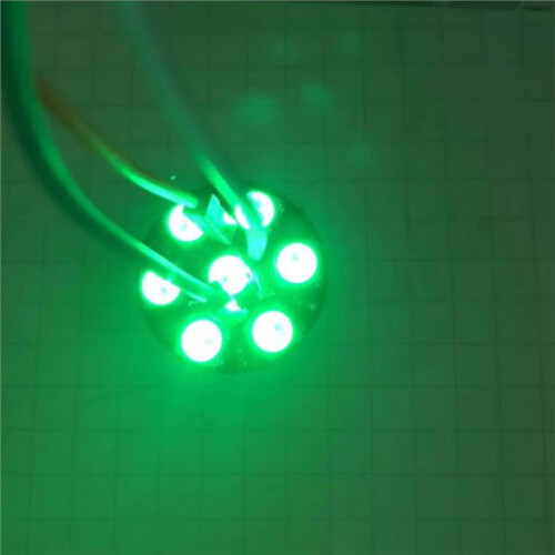10PCS WS2812B 5050 RGB LED Ring Lamp with Integrated Drivers 7-Bit Single-Wire Control for  Raspberry Pi 1