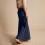 Women's color drawstring elastic waist multi-color-LilacLilac L 3