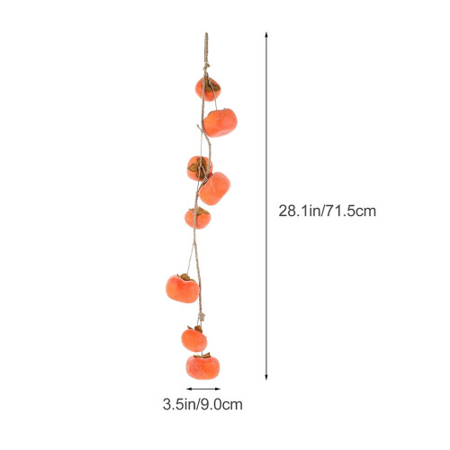 Kunstig Persimmon-dekoration til Thanksgiving og 1