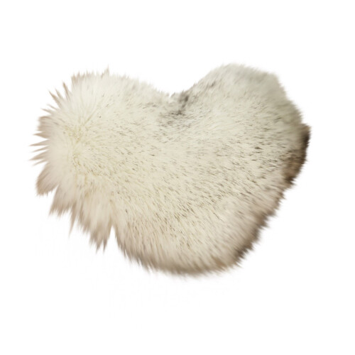 Heart-Shaped Plush Cushion Pillow 40x50cm 1