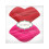 Masteelf lip-shaped plush throw pillows 2 pcs 4