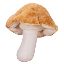 3D Mushroom Body Pillow Soft Breathable Brown Cushion for Home Office Sofa Bed Car Decoration