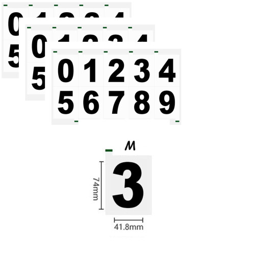 Christmas license sticker black S/M/L nanofilm 2