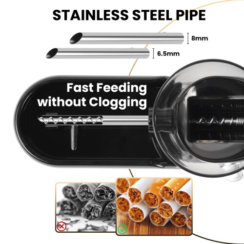 Electric Cigarette Rolling Machine with Automatic Rolling System and Adjustable Density Control Green 2