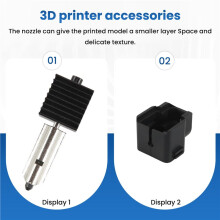 Hotendset voor A1/A1 Snelle Snelheid Hot End-Montage 0,6 mm Gehard Stalen Mondstuk 3D-Printeronderdelen