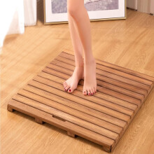 Extra Long Bamboo Bath Mat 30x100cm Non Slip Feet Natural Wooden Duck Board for Bathroom