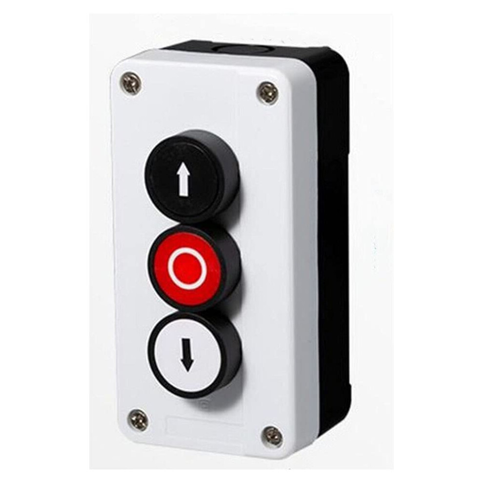 Waterproof Plastic Housing Push Button Switch With Emergency Stop And Arrow Symbol For Industrial Control Box 9330225756576
