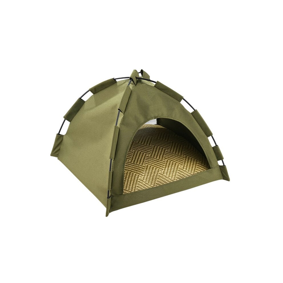 1Pc Foldable Cat House Pet Tent Semi-Enclosed Removable Double Sided Mat Pet Furniture And Beds Cats And Dogs Supplies A 6031094960639