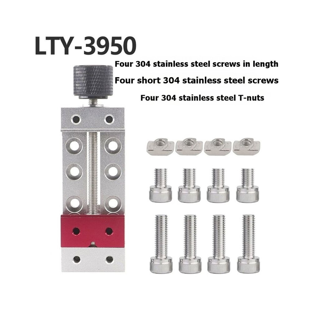 Aluminum Flat Clamp Vise Vise Drilling Machine Vise Fixing Tool Engraving Vise For Cnc Machining 4712323093619