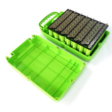 48V 30A E-Bike Battery Case Storage Box 13S 8P 18650 Holder Nickel Strip Electric Motorcycle Protection Circuit Green