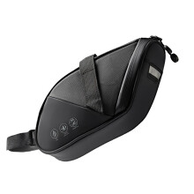 Bicycle Saddlebag Waterproof 1.5L Large Capacity Bike Bag Cycling Tail Bag for MTB Foldable Rear Bag Bike Road Luggage