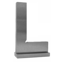 Stainless Steel 90 Degree Miter Angle Corner Ruler with Wide Base 75 X 50mm