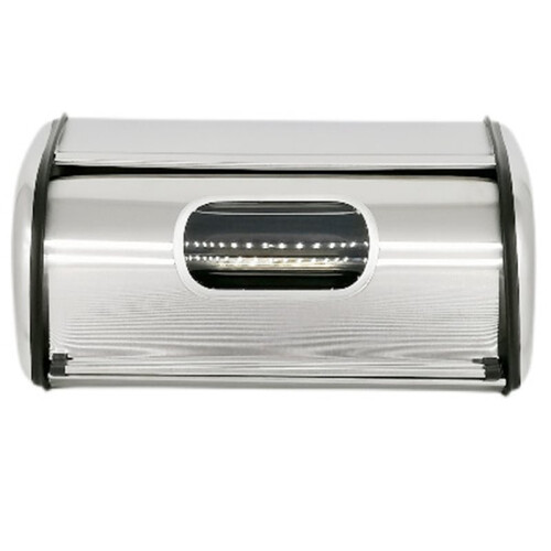 Bread Bin Bread Box Bread Holder Storage Container with Small Window for Kitchen Countertop Iron Bread Bin Bread Storage