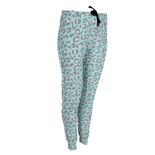 Roll Outta Bed Women's Leopard Jogger Lounge Pants 1