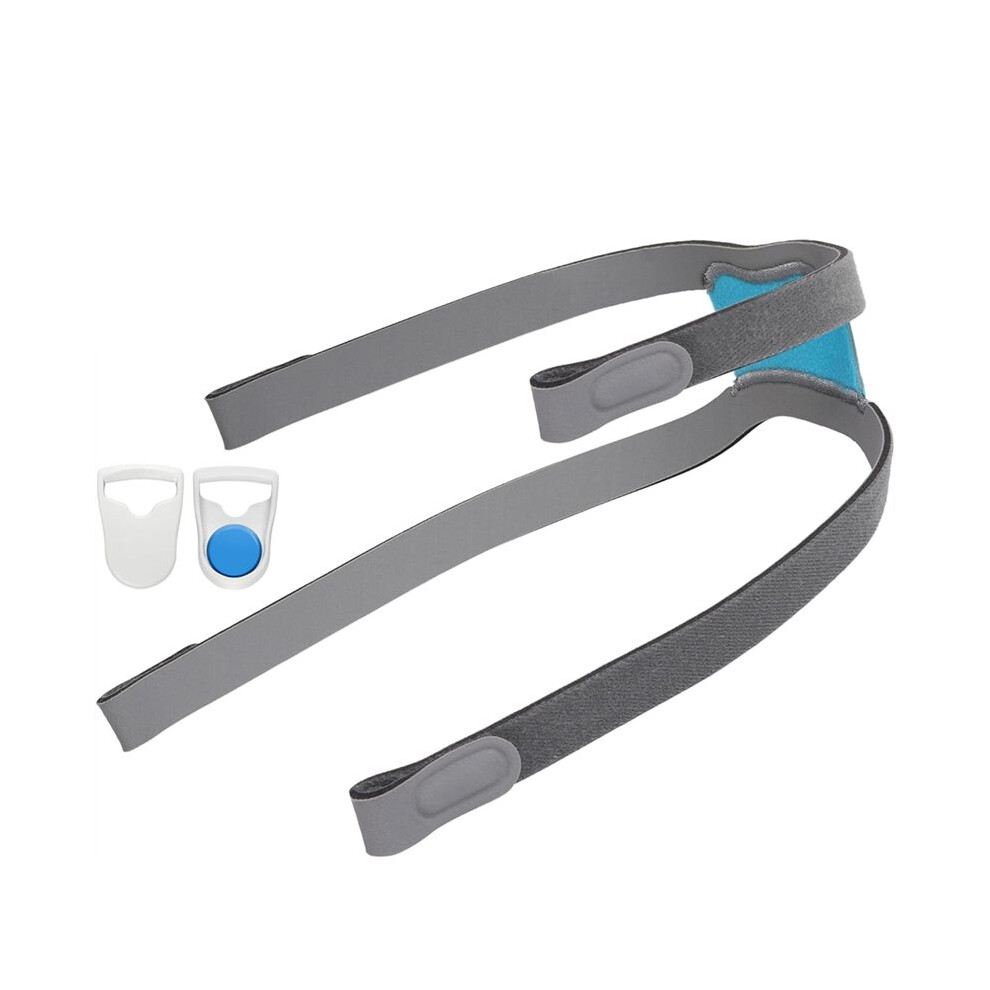 Brecantia Replacement Headgear For Airfit F30i Mask, Airfit F30i Headgear Strap With Clip,Adjustable Snug Fit Elastic Material