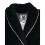 Ascentix Men's Velour Smoking Jacket with Satin Lining 4