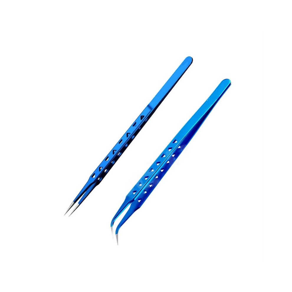 Aac-14 /15 Stainless Steel Tweezers For Phone Repair 8 Hole Heat Dissipation Flying Wire Spot Welding Clip 6032872274245
