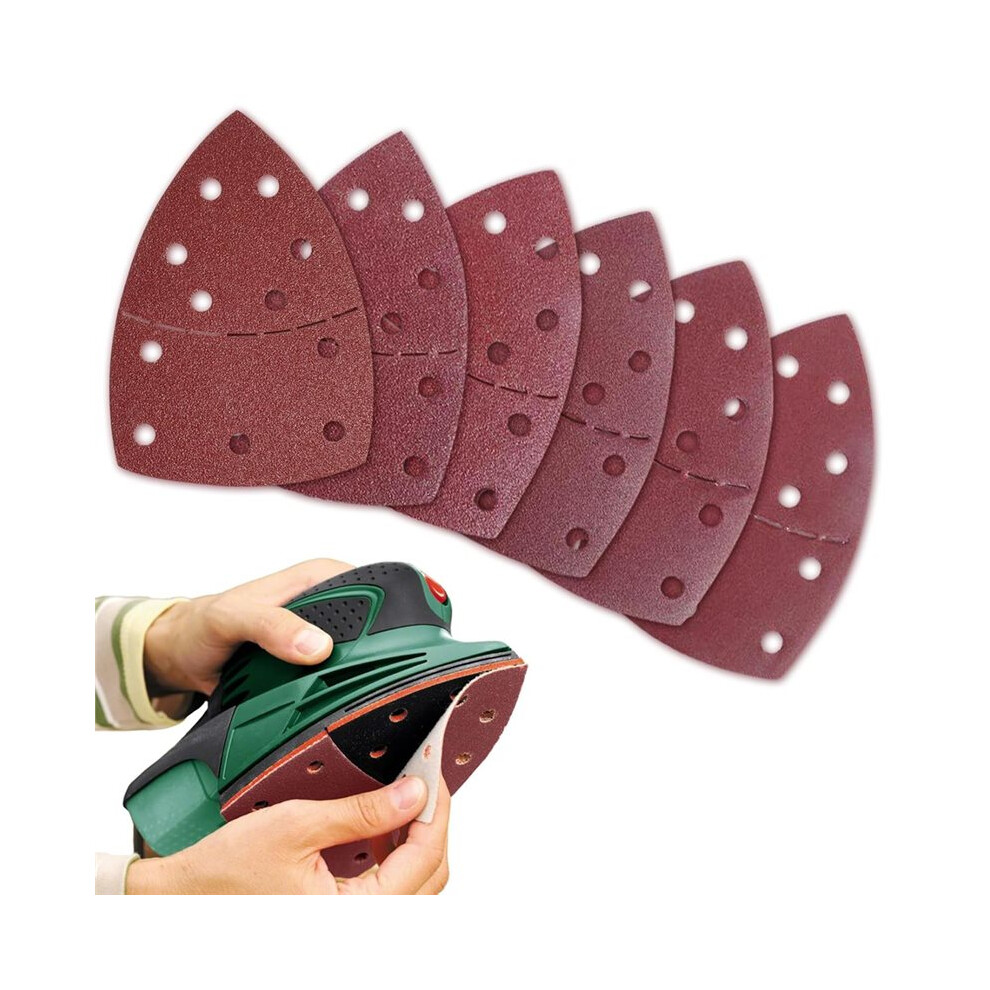 Photos - Power Tool Accessory 60PCS Sanding Pads,Hook and Loop Sanding Sheet Mouse Sander Pads Assorted 40/60/80/120/180/240 Grits with 11 Holes