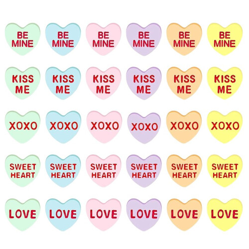 125 Pezzi di Cuori di San  per Riempire Vasi e Decorazioni Romantiche