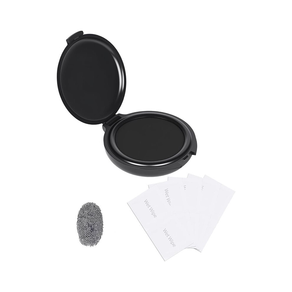 Customer Handling Documents Portable Fingerprint Ink Pad Kit for Secure Document Handling B on OnBuy