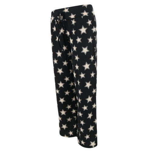 PJ Couture Women's Ribbed Patterned Open Bottom Lounge Pants 2