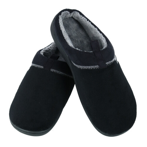 Isotoner Men's Microterry Jared Hoodback Slippers 2