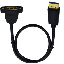 V1.4 Extender W Screw Panel Mount 8K/60Hz HDR High Speed 1.8m DP Display Port Male to Female Extension Cable