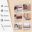 Bookbinding Plastic Bone Folder Creaser Waxed Thread Tools with Portable Binding Press Machine of Paulownia Wood 2
