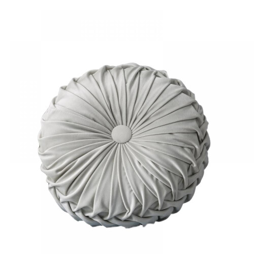 Velvet Pumpkin Throw Pillow 35cm Beige