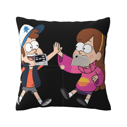 Gravity Falls -pellavatyynynpäällinen 20x20 tuumaa