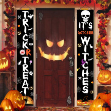 Halloween-verandabannersett – Jack & Sally Design, 70x12
