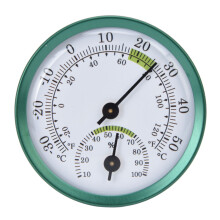 Mini termometro e igrometro analogico, monitoraggio in tempo reale di temperatura e umidità, ampia applicazione, termometro e igrometro meccanico.