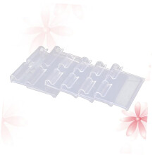 Clear PVC Shelf Label Holders Pack of 10 for Retail Stores and Supermarkets, Durable Secure Grip Clips