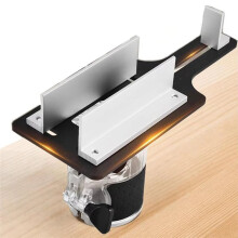 65 mm Trimmachine 2-in-1 Onzichtbare Bevestigingsmiddelen Sleufbeugelset voor Houtbewerking Meubels Doe-Het-Zelf Locator Tool Adapter
