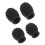 4 Pack Silicone Drumstick Covers Noise Reduction Tips for Practice and Drumhead Protection 1