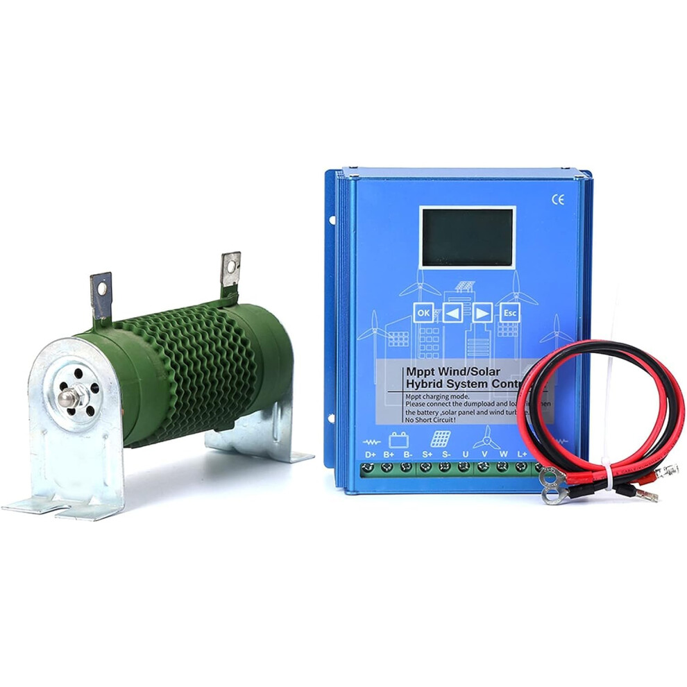 8000W Wind Solar Hybrid Mppt Charge Controller 24V With Unloader For 3000W Wind Generator 9310869813569