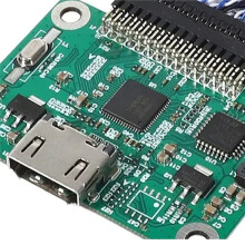 Placa Adaptadora LVDS A Compatible. LVDS de Doble Entrada (8 Entradas) A Salida Compatible con . Admite Múltiples Resoluciones de 1920x1080.