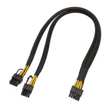 10PIN Male to Dual 8 Pin(6+2) Male Card Power Supply Cable Server 10PIN to Card Power Cable for Server