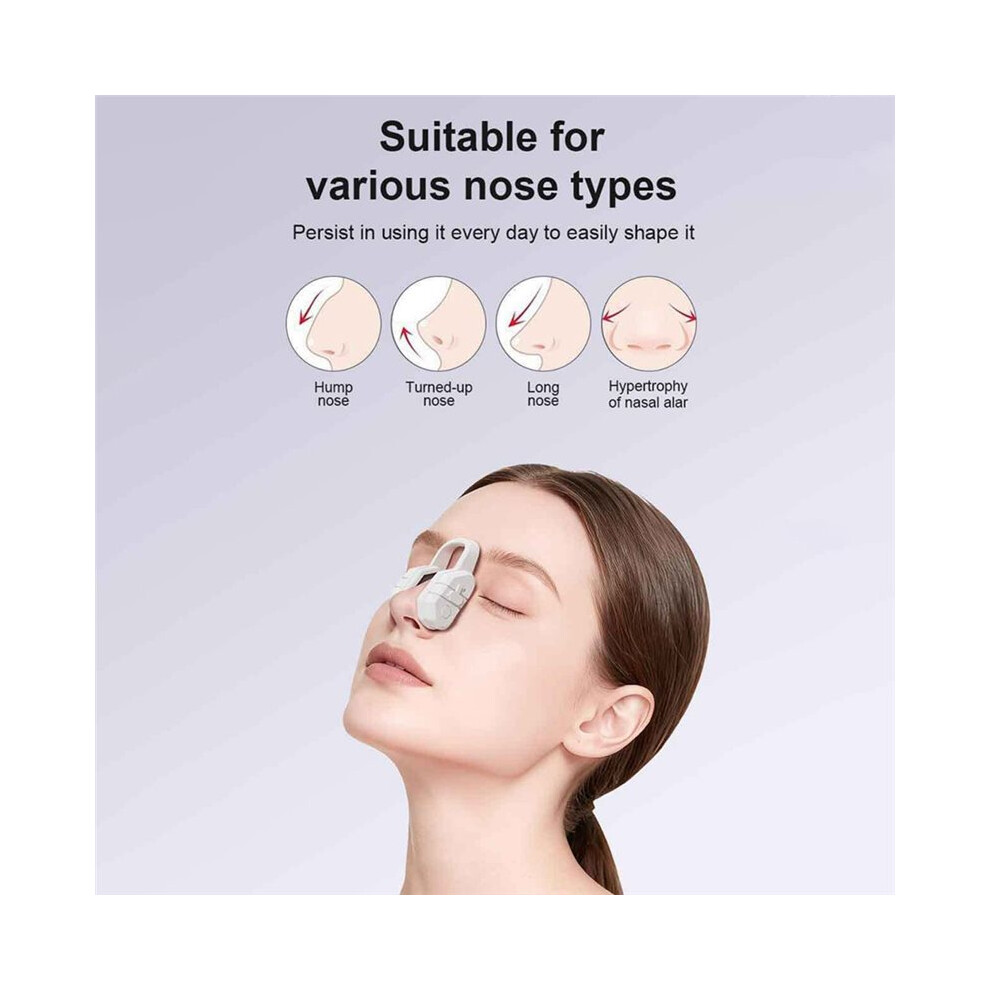 EMS Nose Shaper Clip Microcurrent Pulse Nose Enhancer Bridge  Lifting Clip, High Bridge Sculpting Massager Beauty Tool